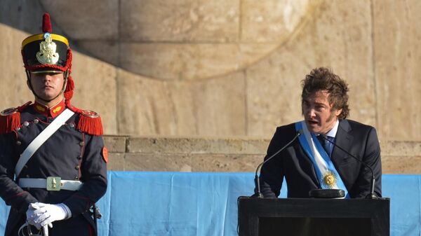 O presidente da Argentina, Javier Milei - Sputnik Brasil