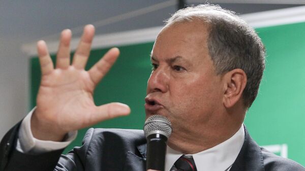 O presidente da FPBio Alceu Moreira (MDB/RS), durante abertura da 4ª Biodiesel Week, no Ministério da Agricultura - Sputnik Brasil