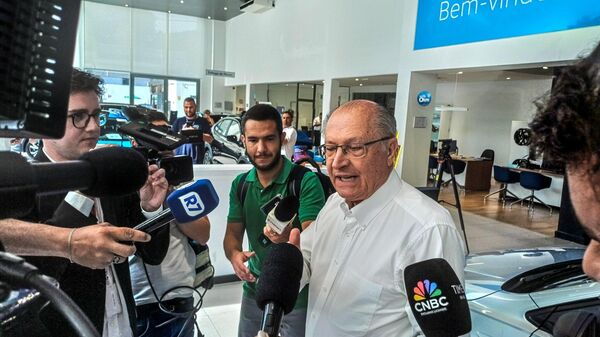  Vice-presidente Geraldo Alckmin defende em evento em SP programa Carro Sustentável - Sputnik Brasil