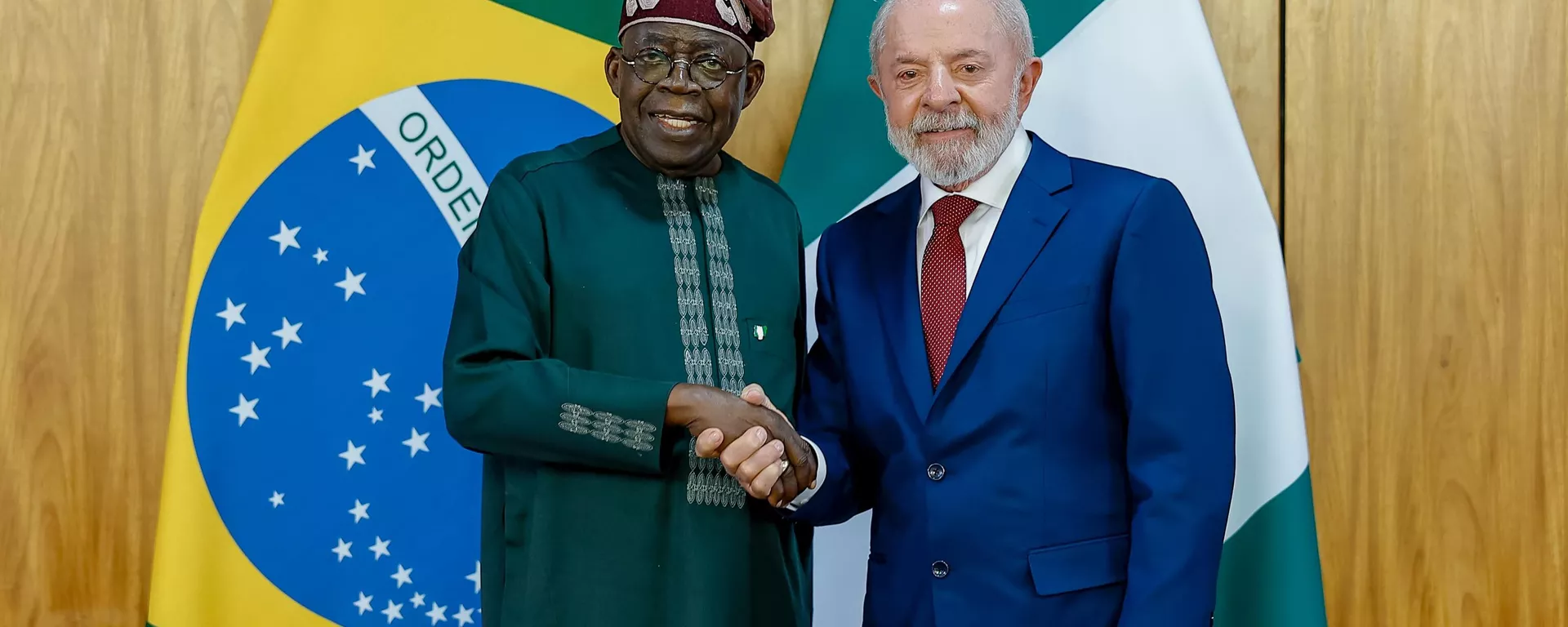 Os presidentes do Brasil, Luiz Inácio Lula da Silva, e da Nigéria, Bola Tinubu Os presidentes do Brasil, Luiz Inácio Lula da Silva, e da Nigéria, Bola Tinubu - Sputnik Brasil, 1920, 25.08.2025