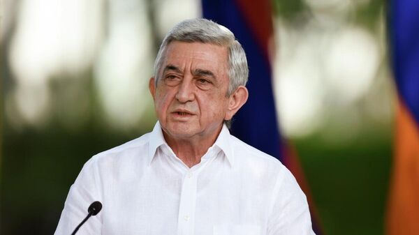 O ex-presidente da Armênia Serzh Sargsyan - Sputnik Brasil