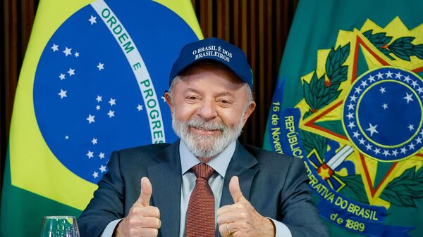 Presidente da República, Luiz Inácio Lula da Silva, durante Reunião Ministerial. Palácio do Planalto, Brasília (DF) - Sputnik Brasil
