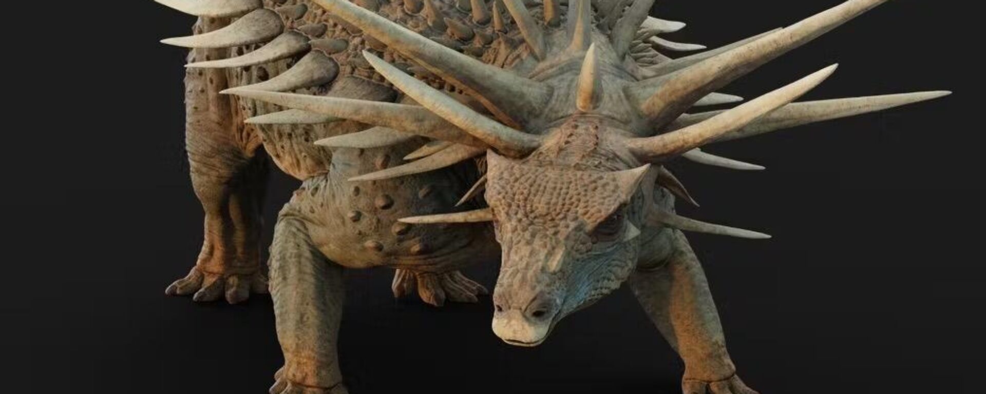 Fóssil de dinossauro blindado revela espinhos gigantes no pescoço e muda visão sobre evolução dos anquilossauros - Sputnik Brasil, 1920, 29.08.2025