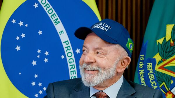 Presidente da República, Luiz Inácio Lula da Silva, durante Reunião Ministerial. Palácio do Planalto, Brasília (DF), em 26 de agosto de 2025 - Sputnik Brasil