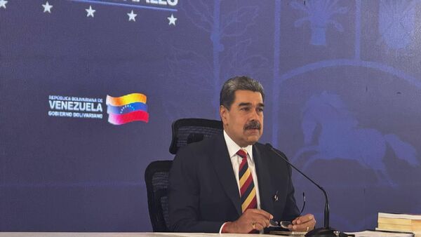 O presidente da Venezuela, Nicolás Maduro, durante coletiva de imprensa nesta segunda-feira (1º) - Sputnik Brasil