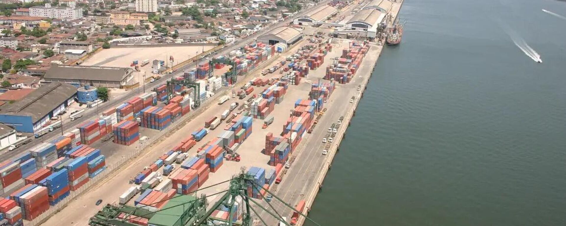Santos (SP) tem o porto mais movimentado do Brasil - Sputnik Brasil, 1920, 27.10.2025
