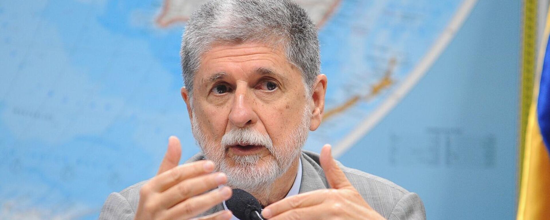 O assessor-Chefe da Assessoria Especial do Presidente da República do Brasil, Celso Amorim, durante evento em Brasília (DF) - Sputnik Brasil, 1920, 07.11.2025