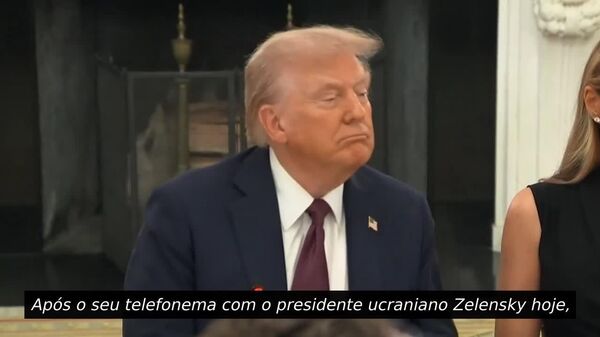 Trump diz que falará com o presidente russo, Vladimir Putin, em um futuro próximo - Sputnik Brasil