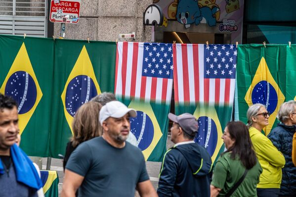 Dia da Independência do Brasil na avenida Paulista, em São Paulo (SP), em 7 de setembro de 2025 - Sputnik Brasil