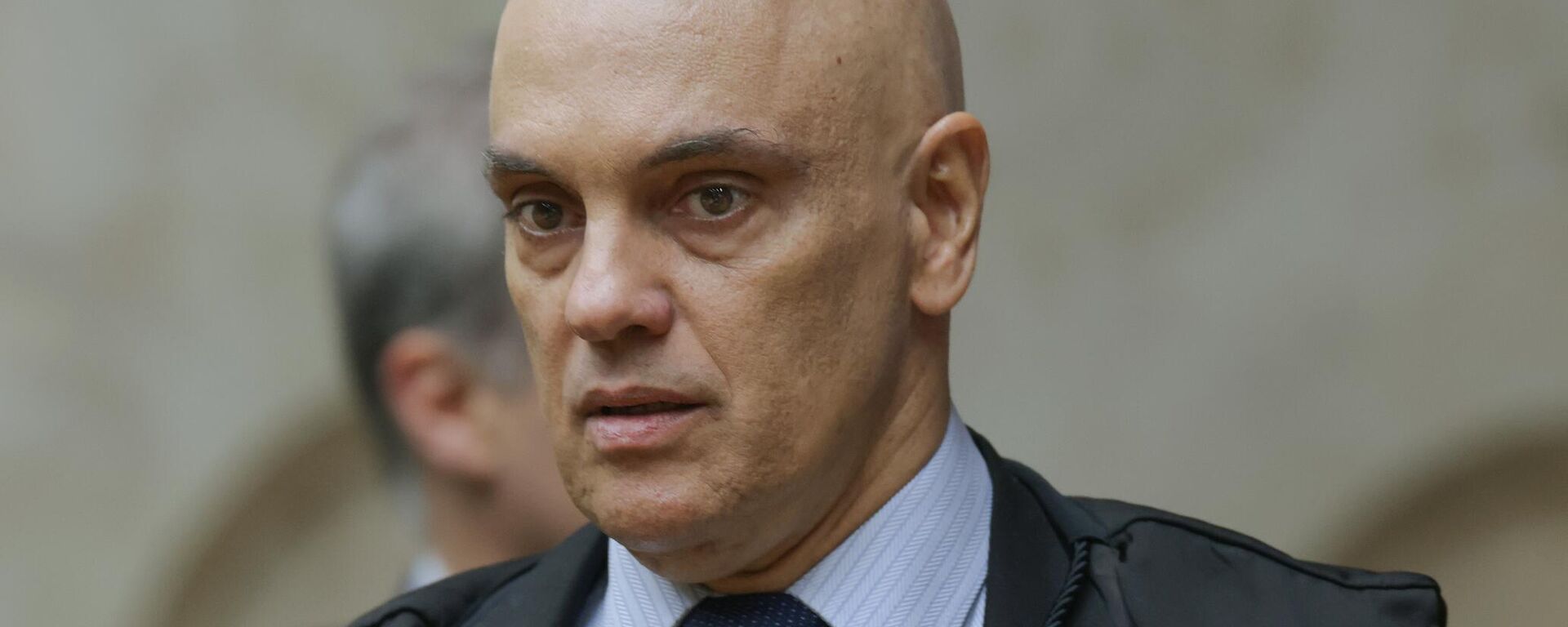 Ministro do Supremo Tribunal Federal Alexandre de Moraes durante sessão plenária em setembro de 2025 - Sputnik Brasil, 1920, 02.10.2025