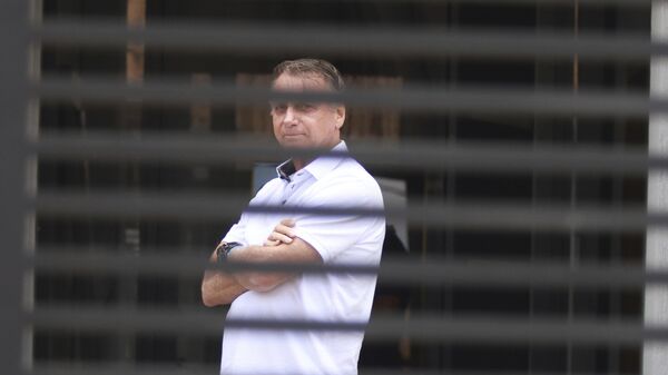 O ex-presidente do Brasil Jair Bolsonaro (PL) cumpre prisão domiciliar após descumprir medidas cautelares impostas pelo Supremo Tribunal Federal (STF) - Sputnik Brasil