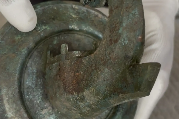 Com a ajuda de tecnologias de ponta, uma réplica de plástico do artefato original foi produzida - Sputnik Brasil