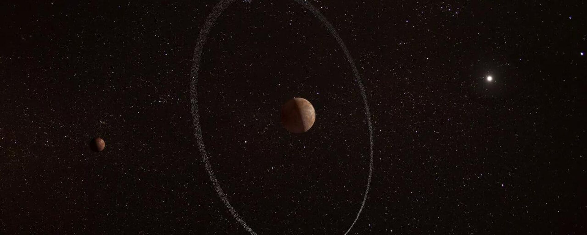 Astrônomos acreditam ter descoberto nova lua em torno de planeta-anão Quaoar - Sputnik Brasil, 1920, 13.09.2025