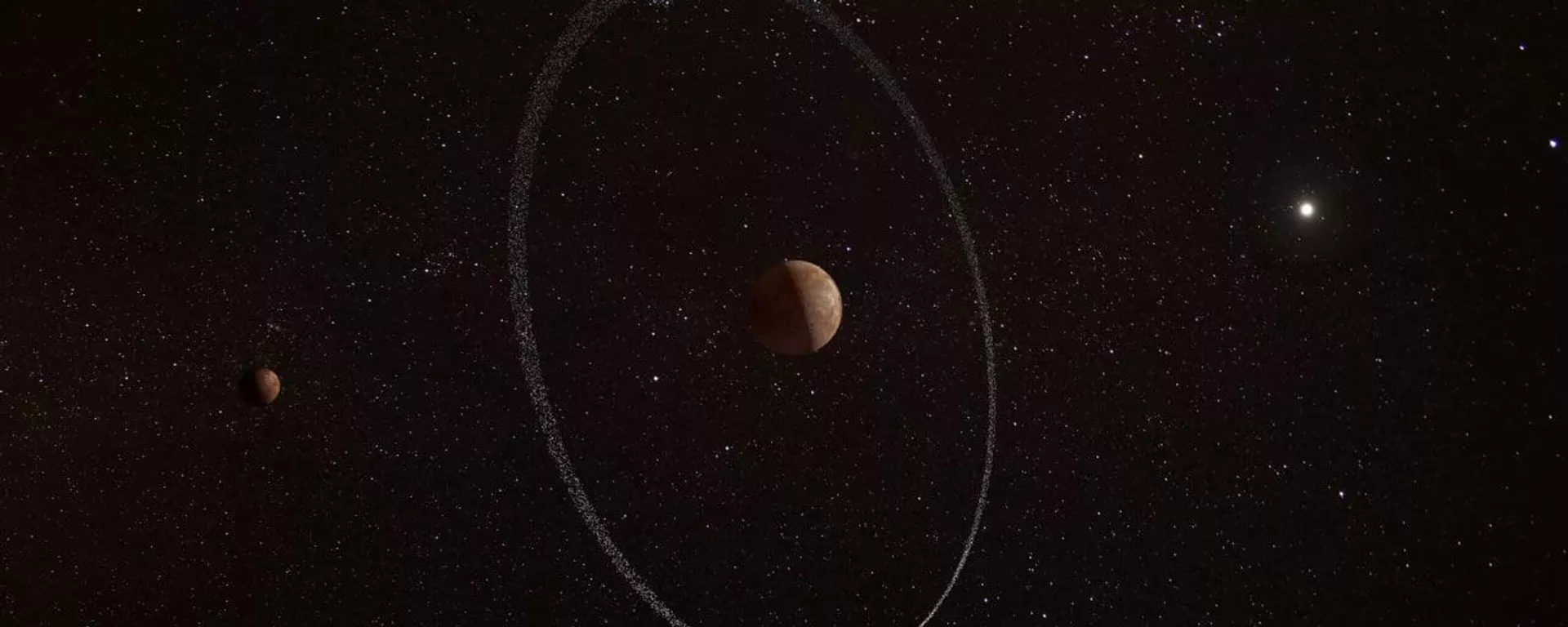 Astrônomos acreditam ter descoberto nova lua em torno de planeta-anão Quaoar - Sputnik Brasil, 1920, 13.09.2025