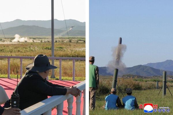 Kim Jong-un acompanha testes de armamentos não tripulados norte-coreanos - Sputnik Brasil