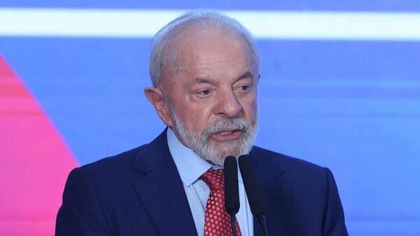 O presidente do Brasil, Luiz Inácio Lula da Silva, durante evento oficial em setembro de 2025 - Sputnik Brasil