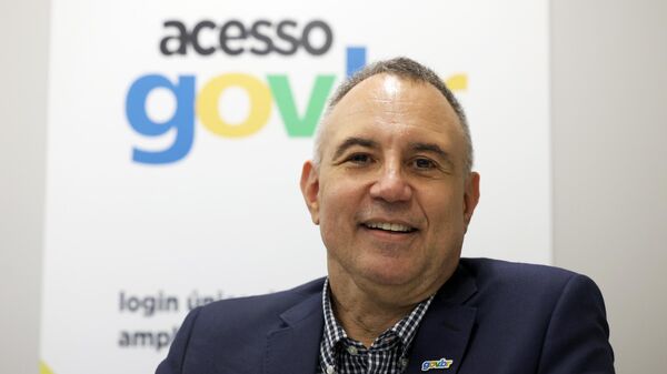 Rogério Mascarenhas, secretário de Governo Digital do Ministério da Gestão e da Inovação em Serviços Públicos (MGI), fala sobre o lançamento da nova caixa-postal do gov.br, em Brasília (DF). Brasil, 31 de janeiro de 2025 - Sputnik Brasil