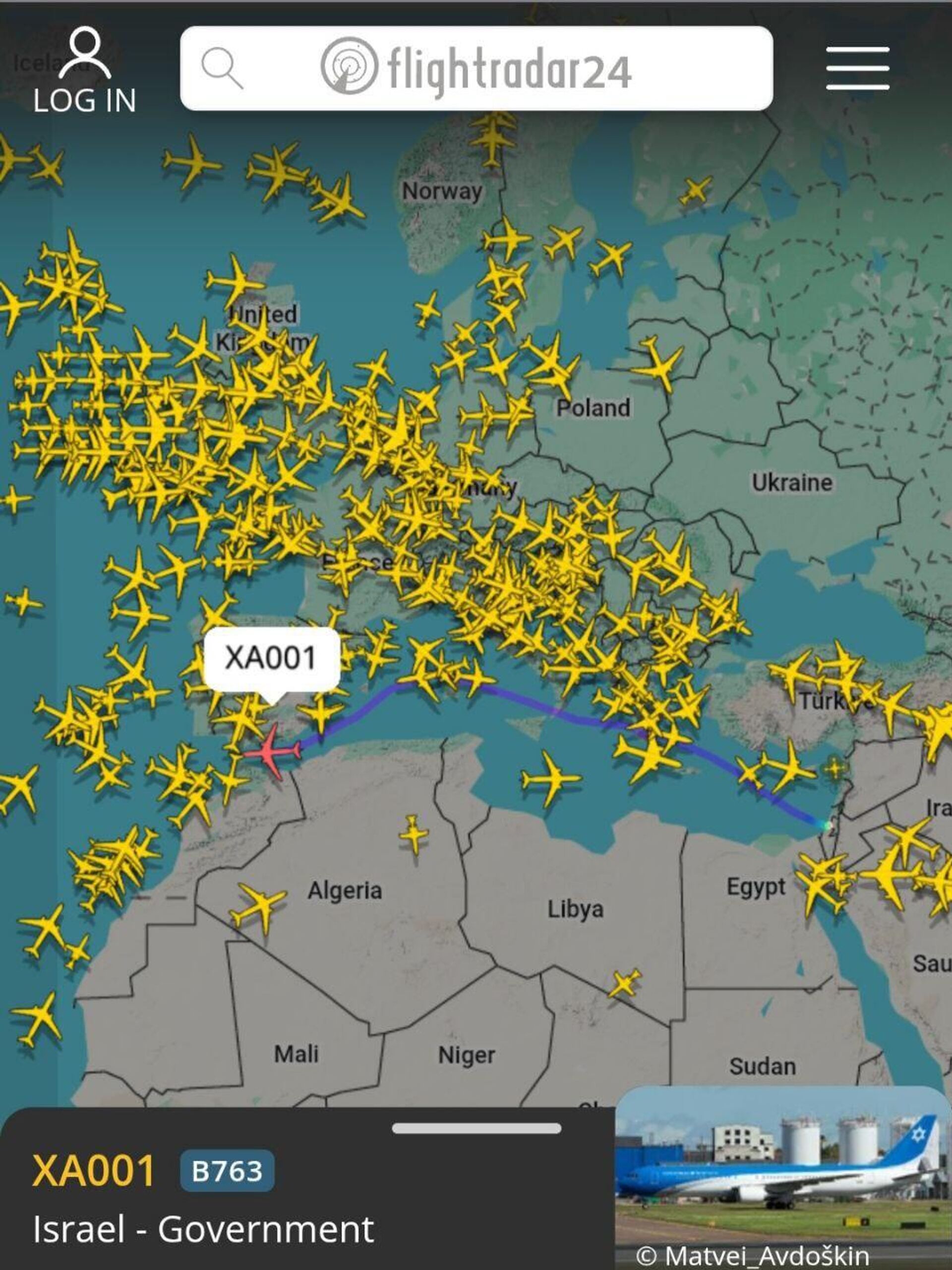 Caminhos secundários: avião do premiê israelense voa aos EUA evitando rota europeia