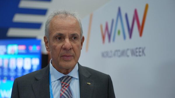 Ex-ministro de Minas e Energia do Brasil Bento Albuquerque em entrevista durante a Semana Atômica Mundial, em Moscou, na Rússia - Sputnik Brasil