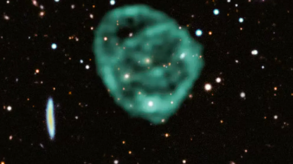 Imagem do primeiro círculo de rádio estranho já descoberto - Sputnik Brasil