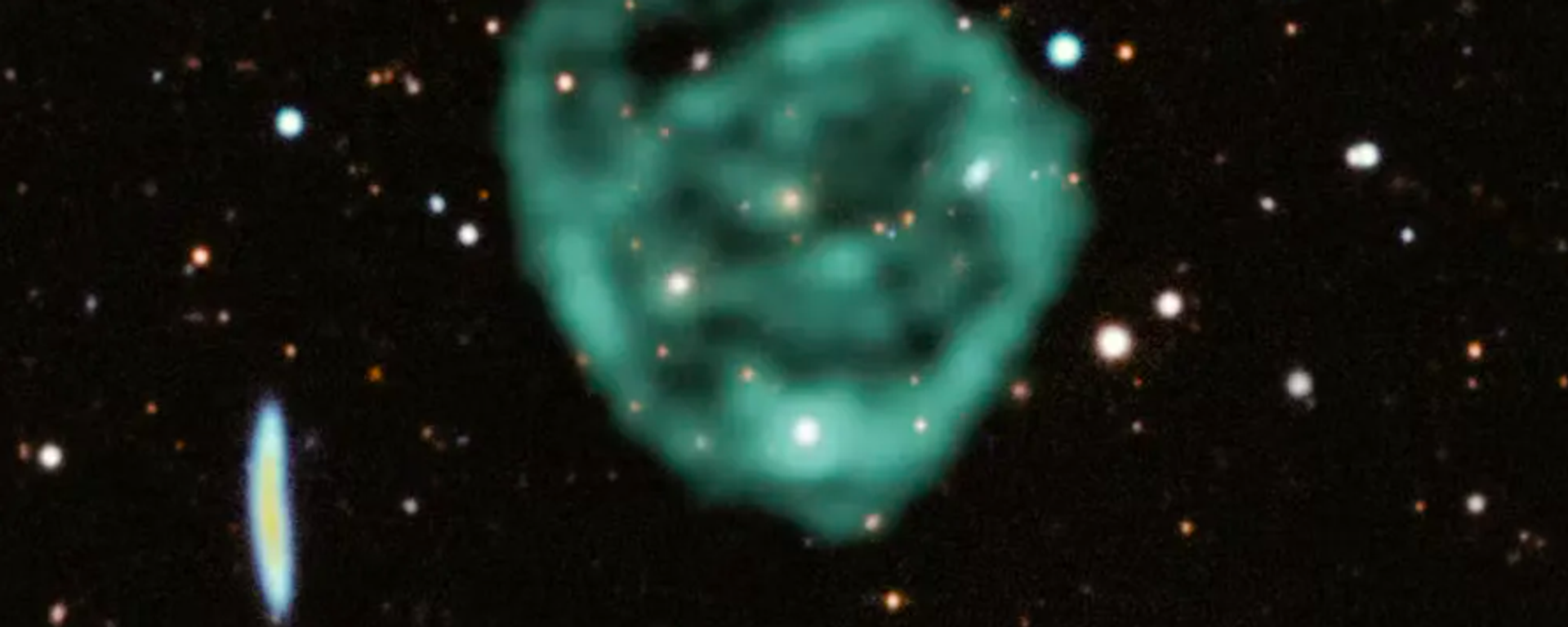 Imagem do primeiro círculo de rádio estranho já descoberto - Sputnik Brasil, 1920, 27.09.2025