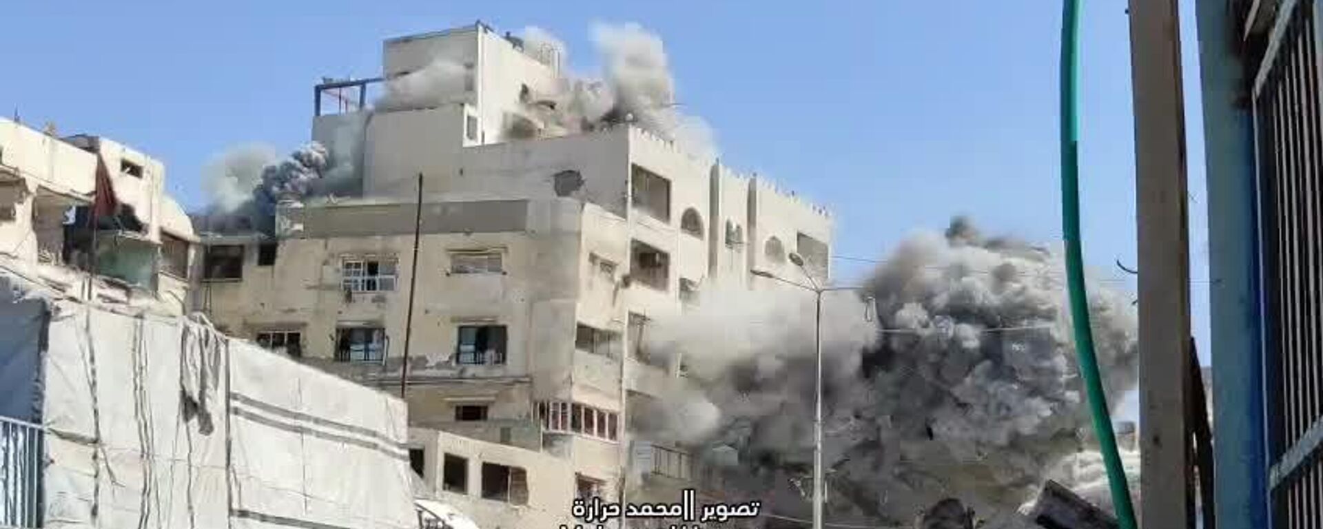 Israel lança ataque contra casa residencial no campo de refugiados de Shati perto de Gaza - Sputnik Brasil, 1920, 27.09.2025