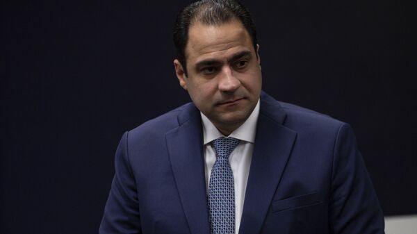 Presidente da Ordem dos Advogados do Brasil, Beto Simonetti, durante seminário em comemoração aos 35 anos da Constituição, em Brasília. 5 de outubro de 2023 - Sputnik Brasil