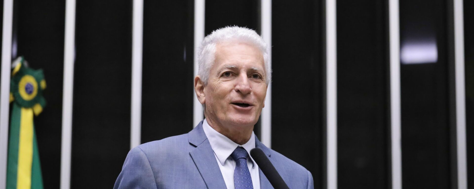 Deputado federal Rogério Correia (PT-MG) durante sessão deliberativa do plenário da Câmara, em 23 de setembro de 2025 - Sputnik Brasil, 1920, 01.10.2025