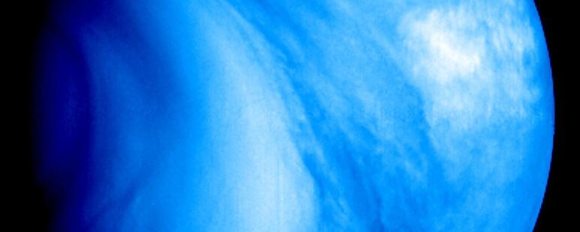 Imagem UV de cores falsas capturada pela Venus Express da Agência Espacial Europeia (ESA, na sigla em inglês) em 2007 - Sputnik Brasil, 1920, 05.10.2025