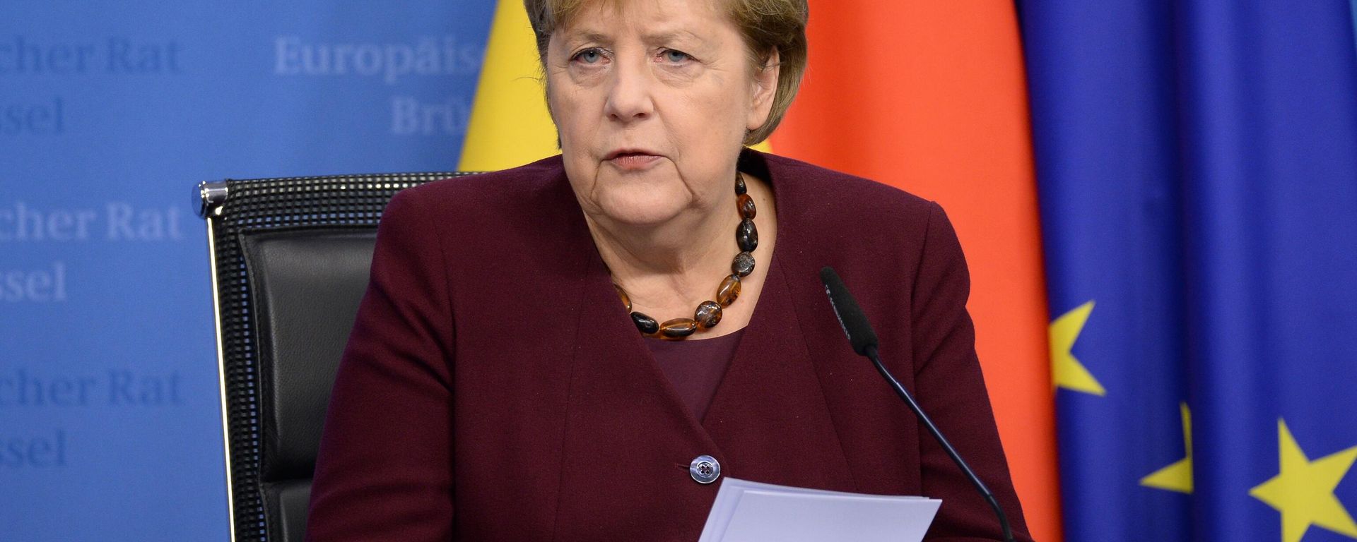 A ex-chanceler alemã, Angela Merkel - Sputnik Brasil, 1920, 03.08.2026