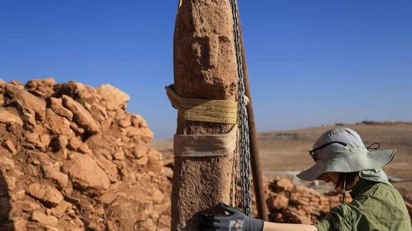 Descoberta inédita em Karahantepe revela o 1º pilar com rosto humano da Pré-História - Sputnik Brasil