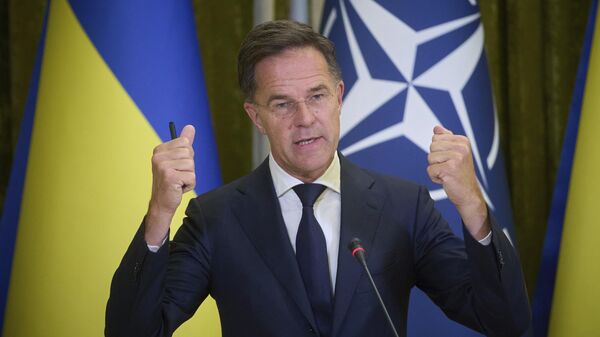 Mark Rutte, o atual chefe da OTAN. - Sputnik Brasil