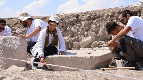 Escavações na antiga cidade de Listra, Turquia - Sputnik Brasil