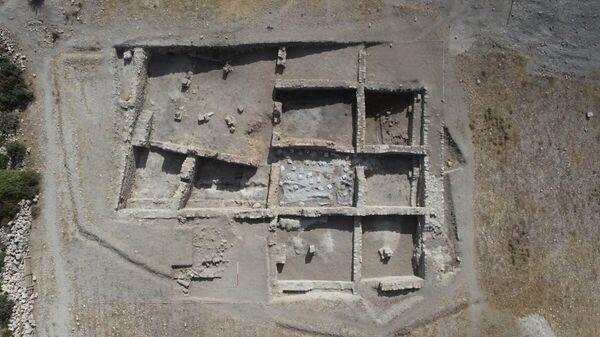 O local na Turquia onde foram encontradas as pães carbonizadas. - Sputnik Brasil