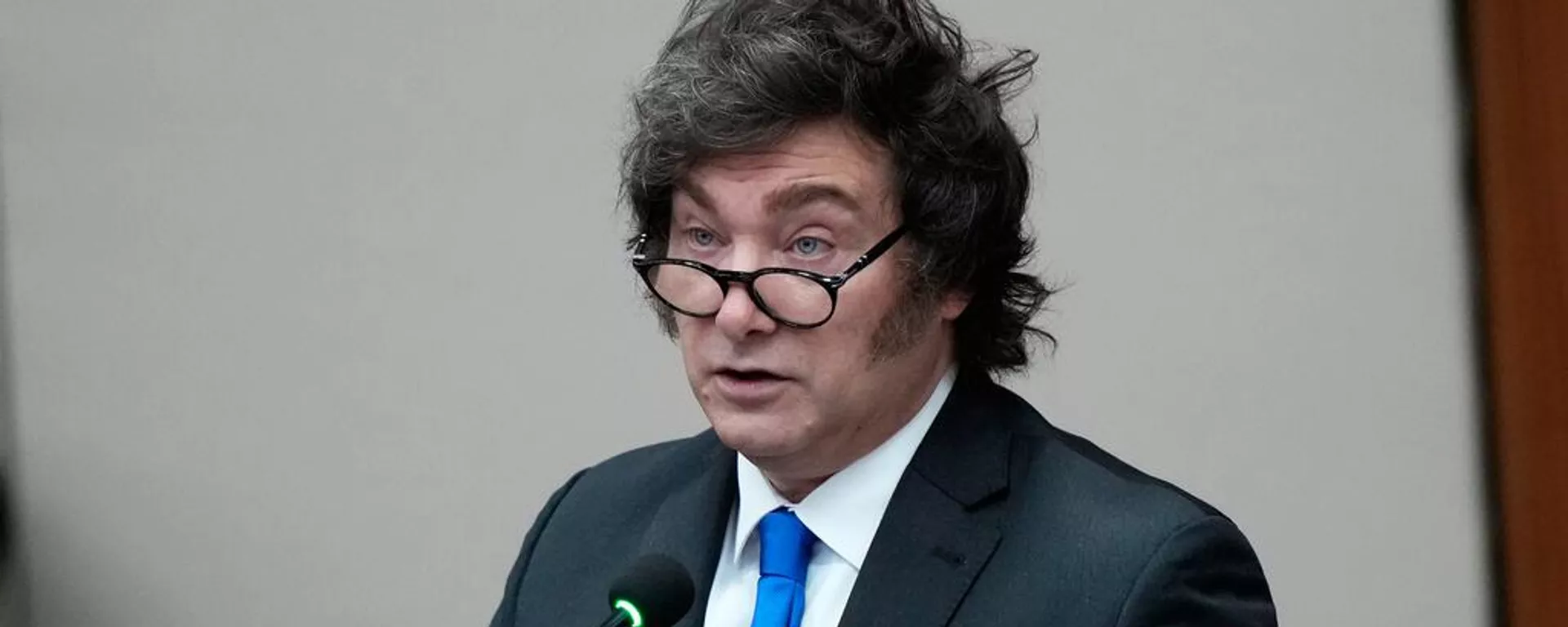 O presidente da Argentina, Javier Milei, discursa durante uma sessão especial no Congresso em Assunção, Paraguai, 17 de setembro de 2025 O presidente da Argentina, Javier Milei, discursa durante uma sessão especial no Congresso em Assunção, Paraguai, 17 de setembro de 2025 - Sputnik Brasil, 1920, 26.10.2025