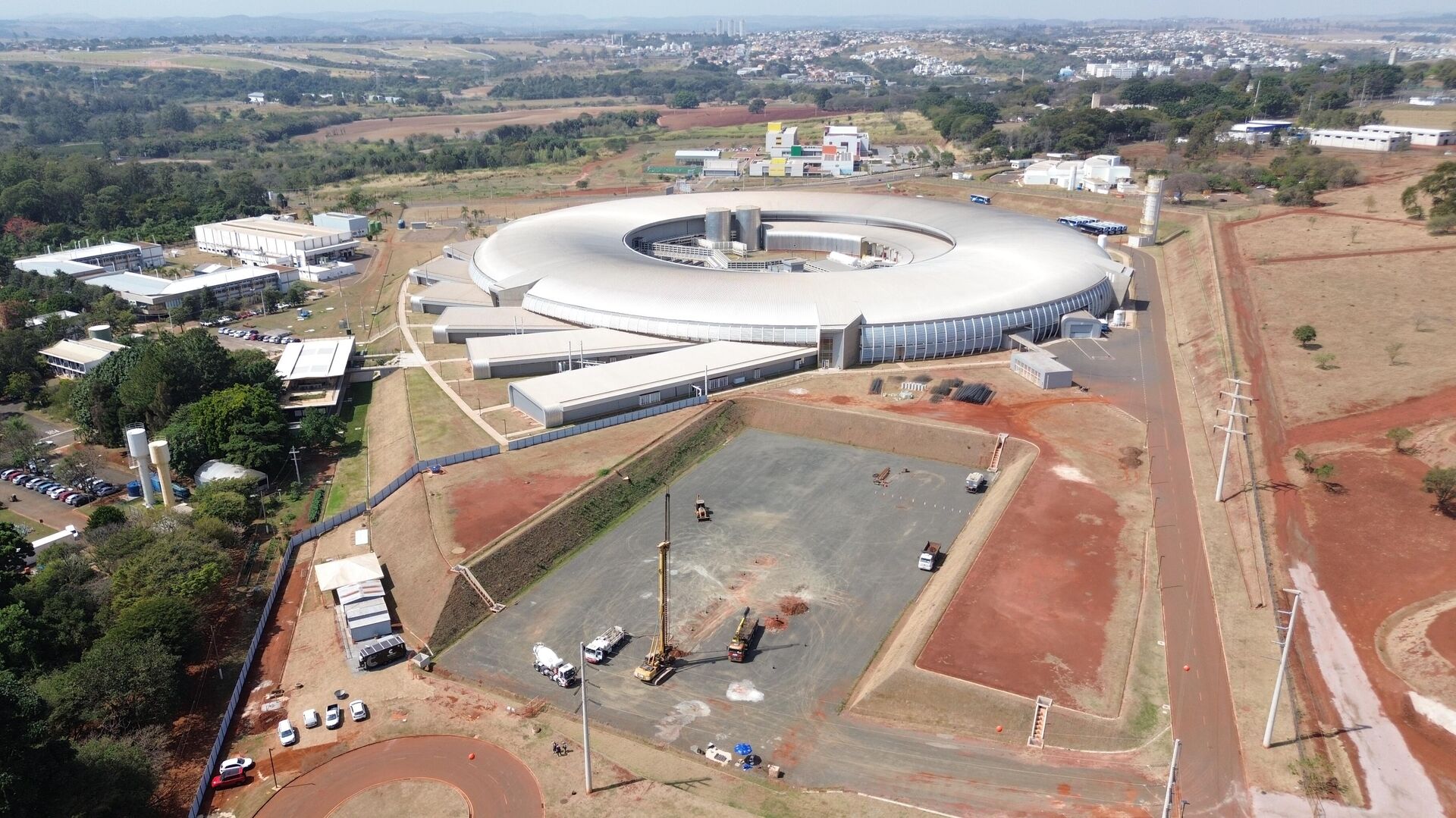 Construção do laboratório de biossegurança Orion, em Campinas, São Paulo