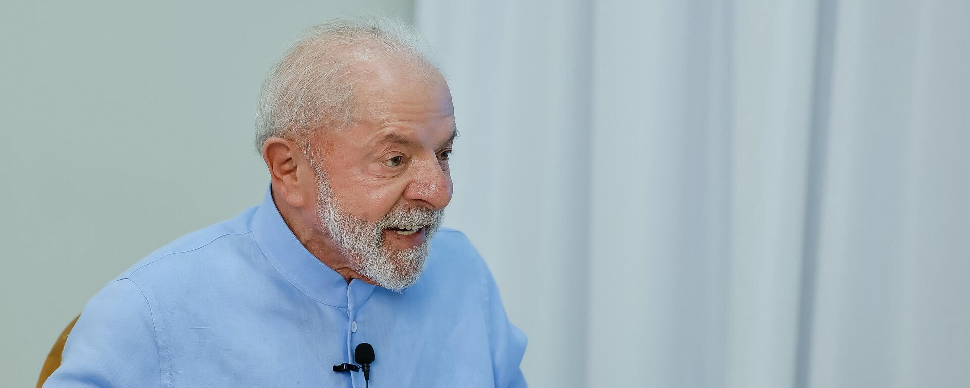 O presidente do Brasil, Luiz Inácio Lula da Silva, durante entrevista no último mês de outubro - Sputnik Brasil, 1920, 11.10.2025