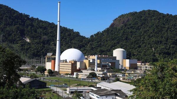 A Central Nuclear Almirante Álvaro Alberto (CNAAA), que abriga as usinas de Angra 1 e Angra 2, em Angra dos Reis (RJ) - Sputnik Brasil
