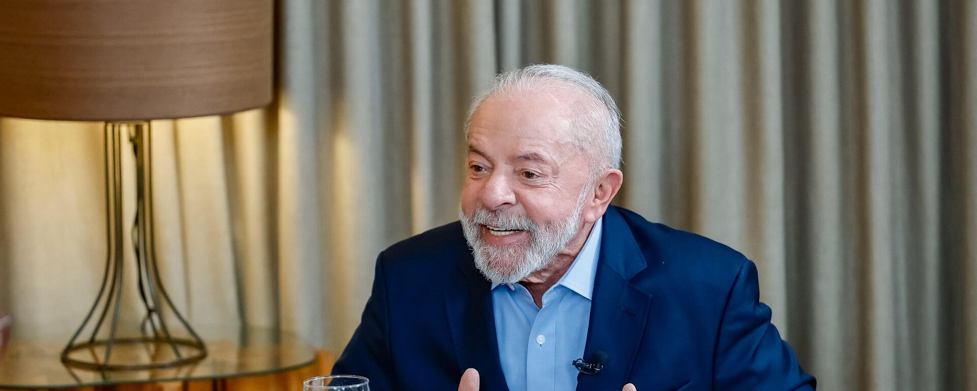O presidente do Brasil, Luiz Inácio Lula da Silva, durante entrevista, em outubro de 2025 - Sputnik Brasil, 1920, 16.10.2025