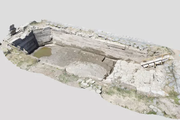 Um modelo 3D da antiga bacia romana - Sputnik Brasil