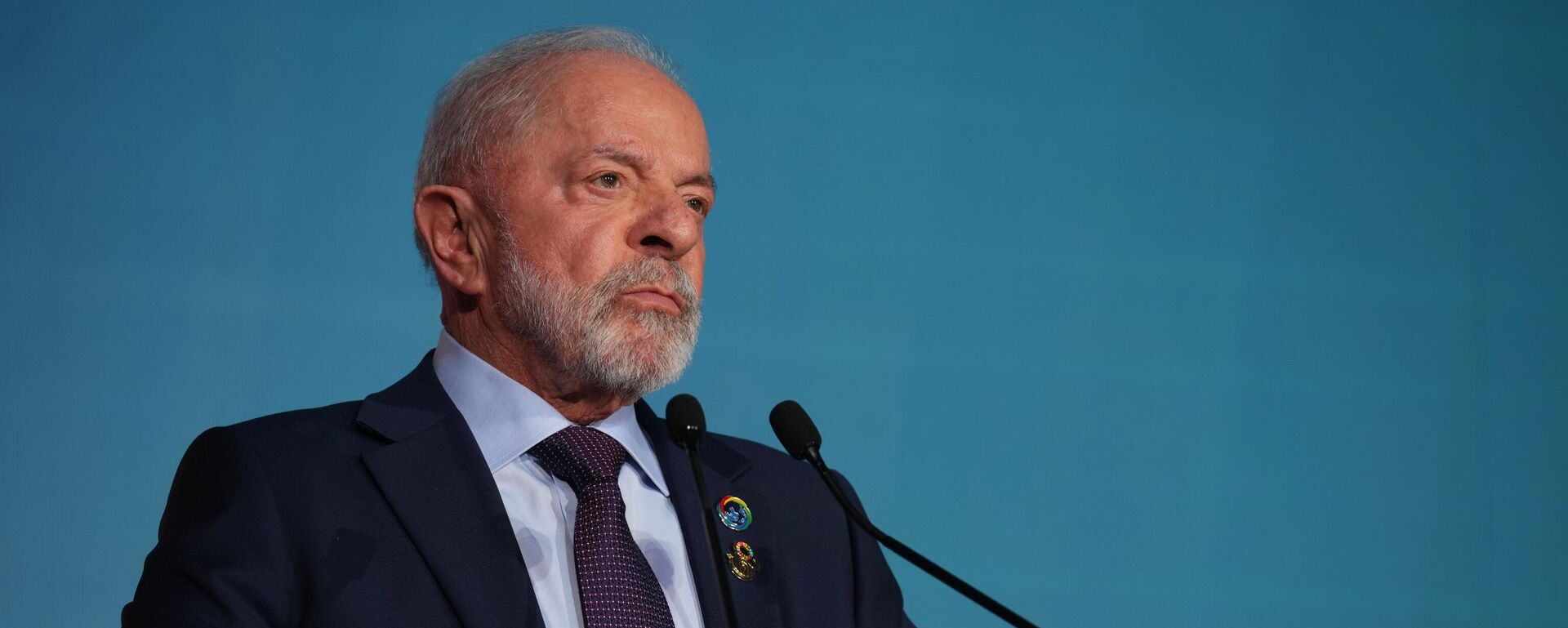 O presidente do Brasil, Luiz Inácio Lula da Silva, discursa durante a reunião do Fórum Mundial da Alimentação, na sede da Organização das Nações Unidas para a Alimentação e a Agricultura (FAO, na sigla em inglês), em Roma. Itália, 13 de outubro de 2025 - Sputnik Brasil, 1920, 20.10.2025