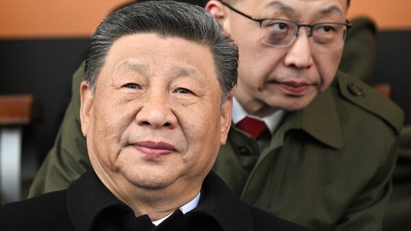 Presidente da China, Xi Jinping, durante visita à Rússia - Sputnik Brasil