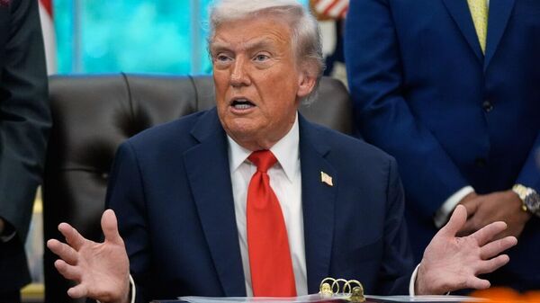 Declarações contraditórias de Trump representam o estilo da 'Pax Americana 2 - Sputnik Brasil