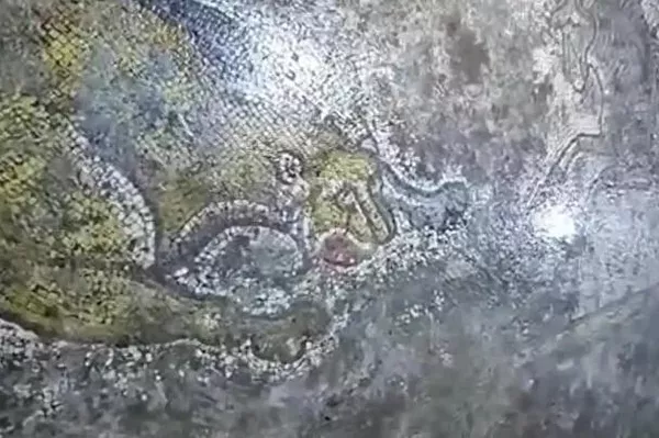 Mosaico de 1.500 anos descoberto durante uma operação anticontrabando na província de Mardin, no sudeste da Turquia Mosaico de 1.500 anos descoberto durante uma operação anticontrabando na província de Mardin, no sudeste da Turquia - Sputnik Brasil