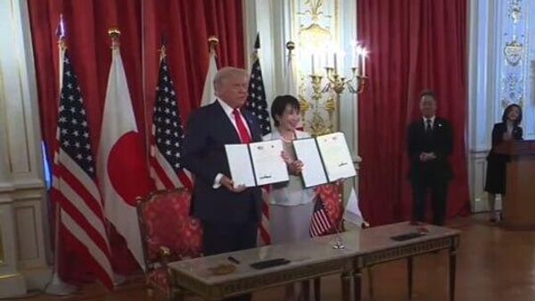 EUA e Japão firmam acordos sobre terras raras e energia nuclear antes da reunião Trump-Xi - Sputnik Brasil