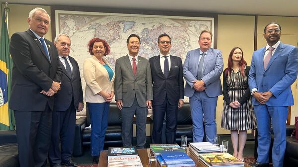 Reunião entre membros da Assembleia Parlamentar da Organização do Tratado do Atlântico Norte (AP-OTAN) com a Comissão de Relações Exteriores e de Defesa Nacional (CREDN). - Sputnik Brasil