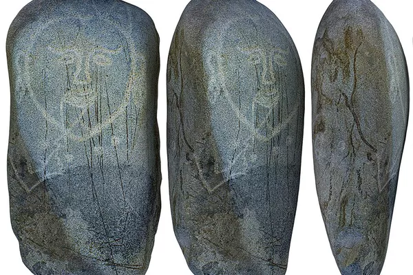 Arqueólogos da região da Grande Altai, no Quirguistão, descobriram uma antiga figura feminina esculpida em pedra Arqueólogos da região da Grande Altai, no Quirguistão, descobriram uma antiga figura feminina esculpida em pedra - Sputnik Brasil