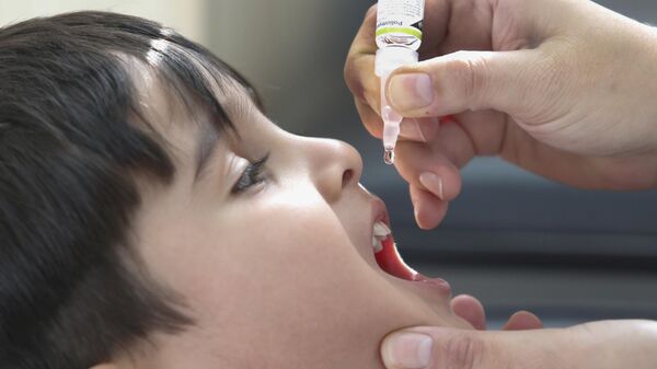 Crianças tomam vacina na UBS do Cambuci em São Paulo. Brasil, 8 de junho de 2024 - Sputnik Brasil