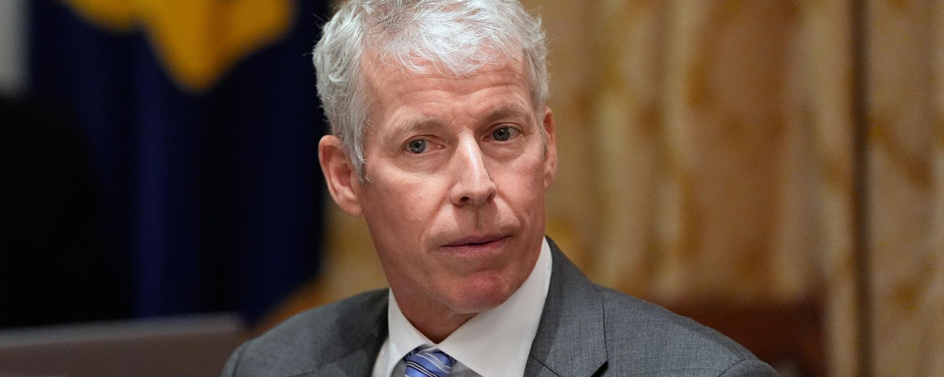 O secretário de Energia dos Estados Unidos, Chris Wright, em encontro oficial na Casa Branca, em outubro de 2025 - Sputnik Brasil, 1920, 14.03.2026