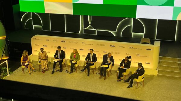 Fórum de Líderes Locais, evento à margem da Conferência das Nações Unidas sobre as Mudanças Climáticas de 2025 (COP30), no Museu de Arte Moderna do Rio de Janeiro (MAM Rio). Brasil, 3 de novembro de 2025 - Sputnik Brasil